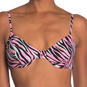 NWT the Bikini Lab Wild Child Underwire Bikini Top